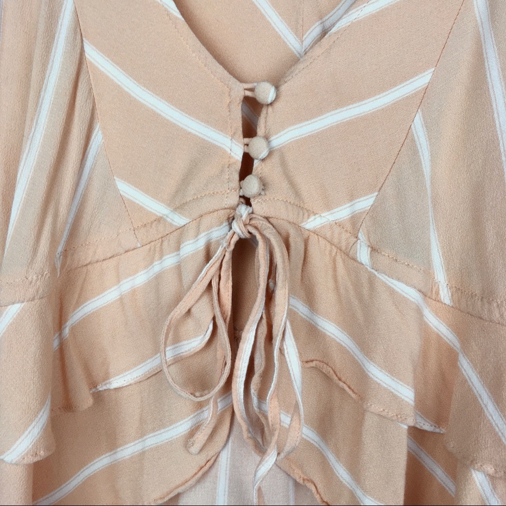 Free People Samifran Ruffle Top in Petal Size XS - Picture 6 of 10